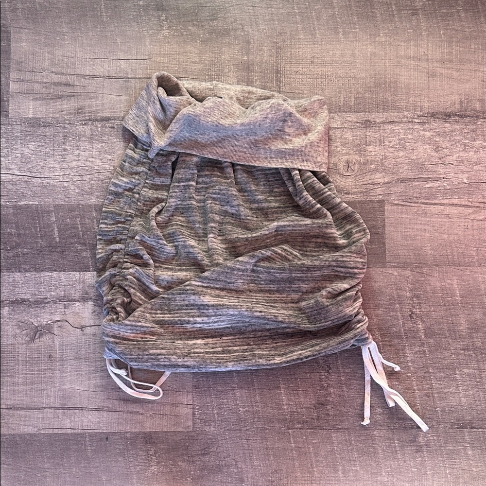 Hard Tail Heathered Gray Mini Skirt medium